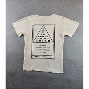 Blood Is The New Black‎ x Sterling Bartlett T Shirt Mens M Ivory The Order Triad